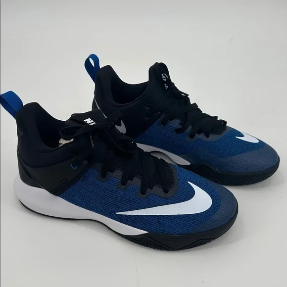 Nike Black and Blue Zoom Shift Sneakers Men's Size 10 New In Box - Picture 2 of 10